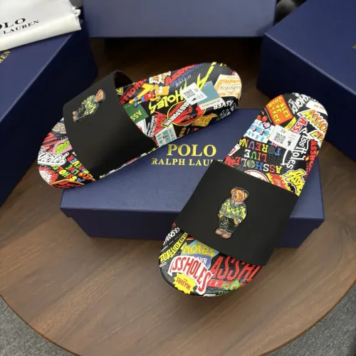 Replica Ralph Lauren Polo Slippers For Men #1481561 $45.00 USD for Wholesale
