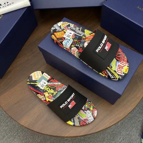 Replica Ralph Lauren Polo Slippers For Men #1481563 $45.00 USD for Wholesale