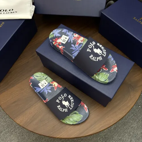 Replica Ralph Lauren Polo Slippers For Men #1481565 $45.00 USD for Wholesale