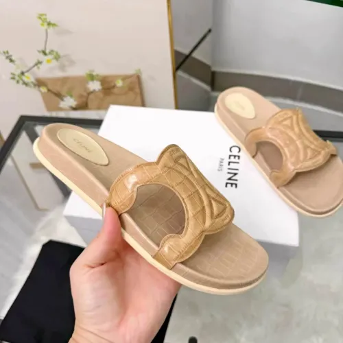 Replica Celine Slippers For Women #1481578 $76.00 USD for Wholesale