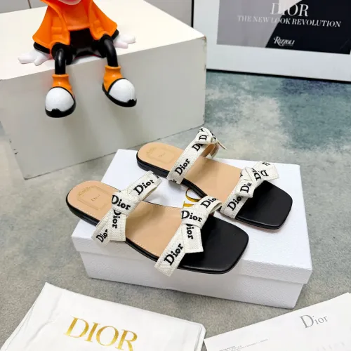 Replica Christian Dior Slippers For Women #1481585 $88.00 USD for Wholesale