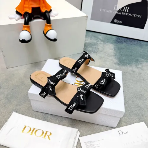 Replica Christian Dior Slippers For Women #1481586 $88.00 USD for Wholesale