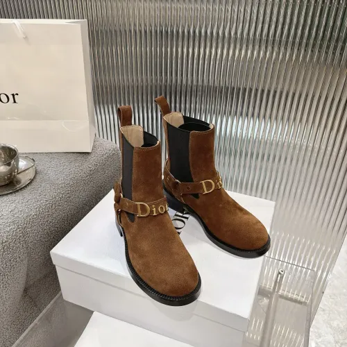 Replica Christian Dior Boots For Women #1481587 $112.00 USD for Wholesale