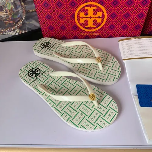 Replica Tory Burch Slippers For Women #1481645 $48.00 USD for Wholesale