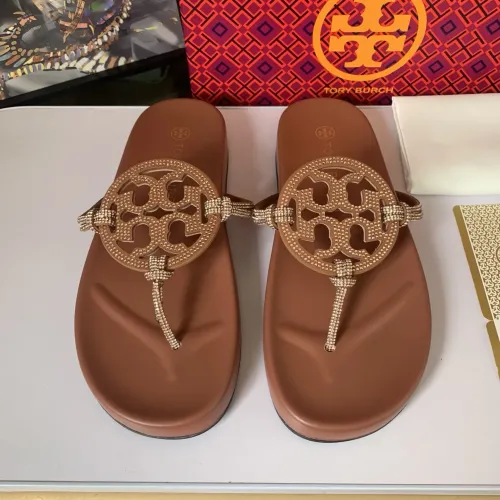 Replica Tory Burch Slippers For Women #1481650 $82.00 USD for Wholesale
