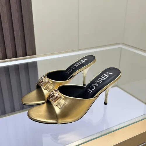 Wholesale Versace Slippers For Women #1481717 $80.00 USD, Wholesale Quality Replica Versace Slippers