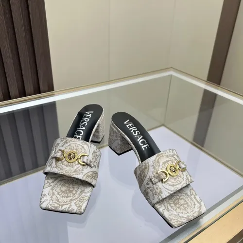 Replica Versace Slippers For Women #1481720 $80.00 USD for Wholesale