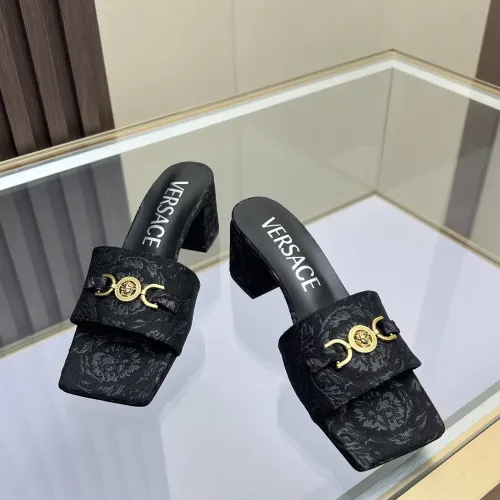 Replica Versace Slippers For Women #1481721 $80.00 USD for Wholesale