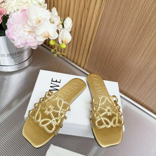 Replica LOEWE Slippers For Women #1481730 $82.00 USD for Wholesale