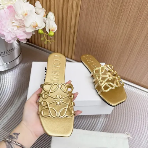 Replica LOEWE Slippers For Women #1481730 $82.00 USD for Wholesale