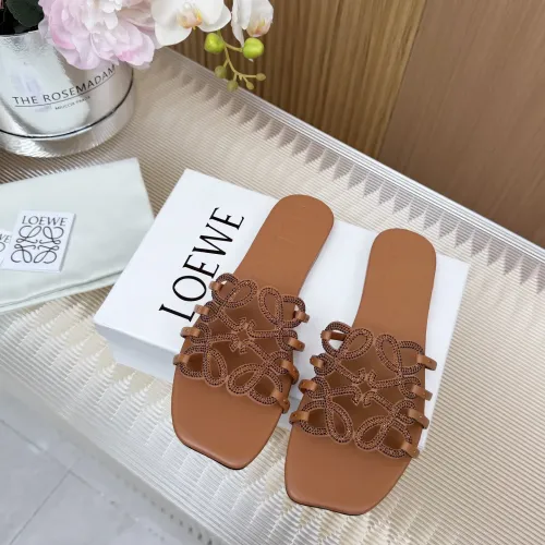 Replica LOEWE Slippers For Women #1481738 $85.00 USD for Wholesale