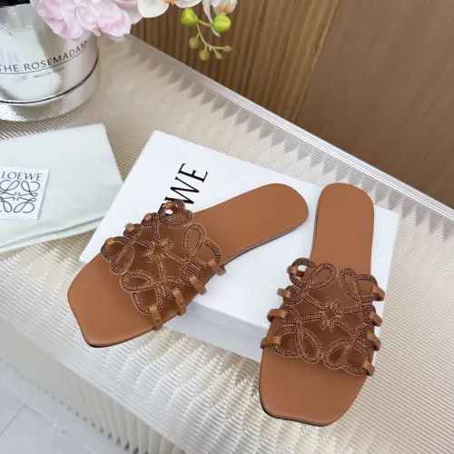 Replica LOEWE Slippers For Women #1481738 $85.00 USD for Wholesale