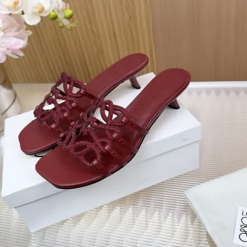 Wholesale LOEWE Slippers For Women #1481797 $88.00 USD, Wholesale Quality Replica LOEWE Slippers