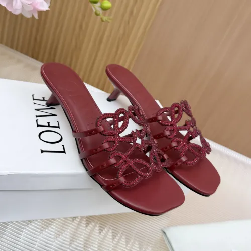 Replica LOEWE Slippers For Women #1481797 $88.00 USD for Wholesale