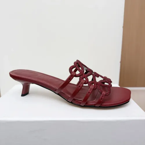 Replica LOEWE Slippers For Women #1481797 $88.00 USD for Wholesale
