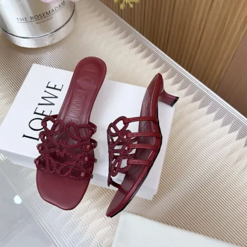 Replica LOEWE Slippers For Women #1481797 $88.00 USD for Wholesale