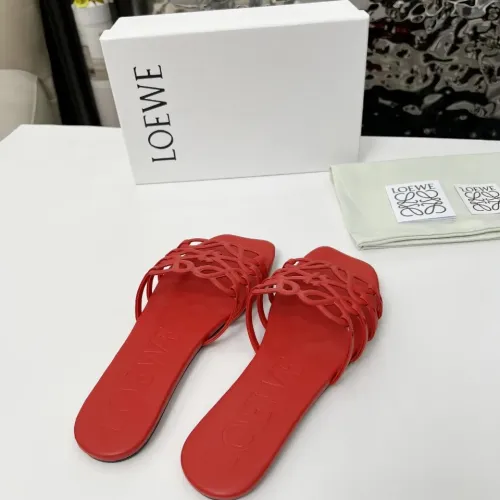 Replica LOEWE Slippers For Women #1481813 $82.00 USD for Wholesale