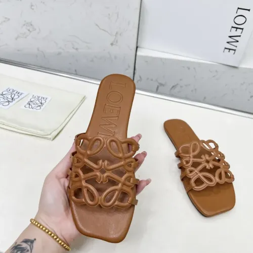 Replica LOEWE Slippers For Women #1481818 $82.00 USD for Wholesale