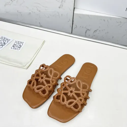 Replica LOEWE Slippers For Women #1481818 $82.00 USD for Wholesale