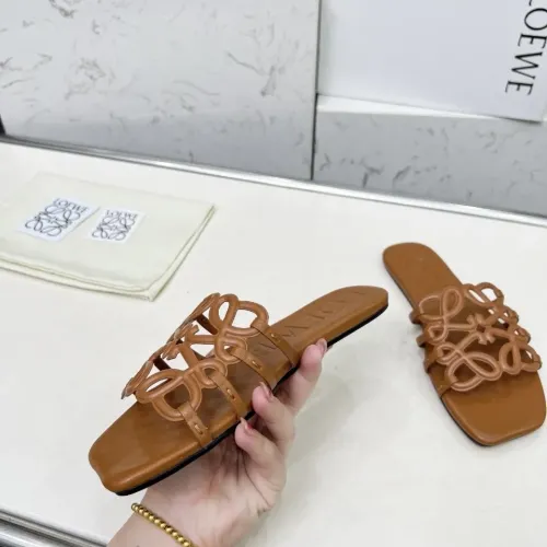 Replica LOEWE Slippers For Women #1481818 $82.00 USD for Wholesale