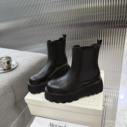 Replica Alexander McQueen Boots For Women #1481823 $115.00 USD for Wholesale