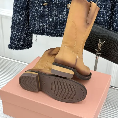 Replica MIU MIU Boots For Women #1481825 $155.00 USD for Wholesale