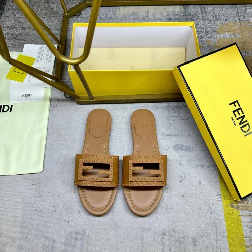 Replica Fendi Slippers For Women #1481829 $85.00 USD for Wholesale