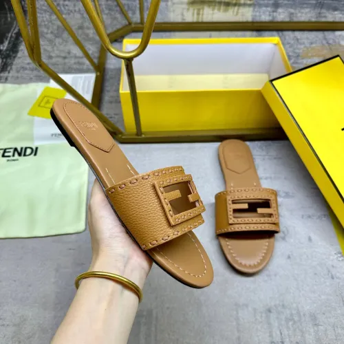Replica Fendi Slippers For Women #1481829 $85.00 USD for Wholesale