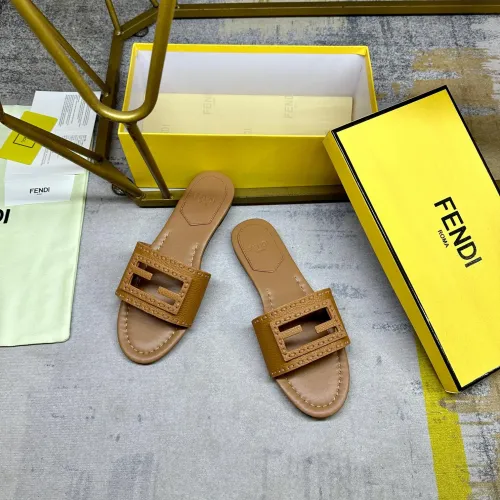 Replica Fendi Slippers For Women #1481829 $85.00 USD for Wholesale