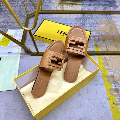 Replica Fendi Slippers For Women #1481829 $85.00 USD for Wholesale