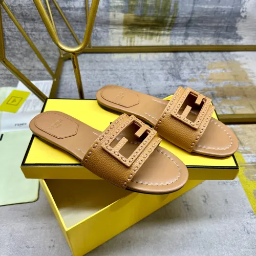 Replica Fendi Slippers For Women #1481829 $85.00 USD for Wholesale