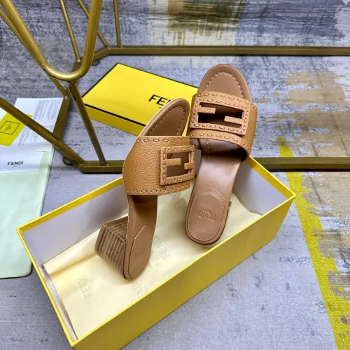 Replica Fendi Slippers For Women #1481830 $92.00 USD for Wholesale