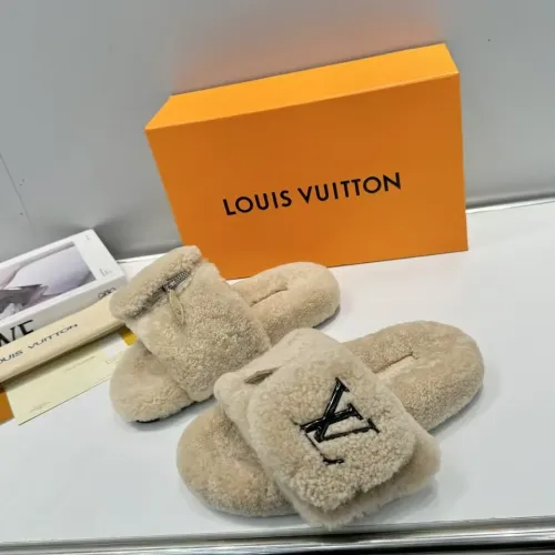 Wholesale Louis Vuitton Slippers For Women #1481838 $98.00 USD, Wholesale Quality Replica Louis Vuitton Slippers