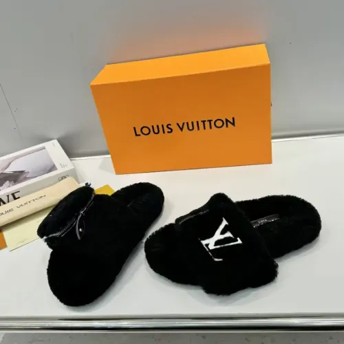 Wholesale Louis Vuitton Slippers For Women #1481841 $98.00 USD, Wholesale Quality Replica Louis Vuitton Slippers