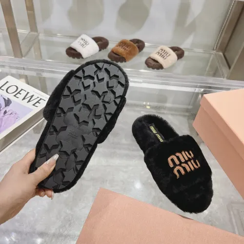 Replica MIU MIU Slippers For Women #1481843 $92.00 USD for Wholesale