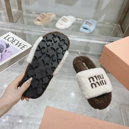 Replica MIU MIU Slippers For Women #1481848 $92.00 USD for Wholesale