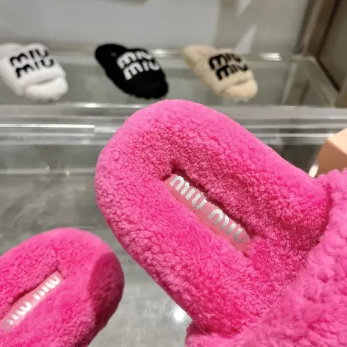 Replica MIU MIU Slippers For Women #1481851 $92.00 USD for Wholesale