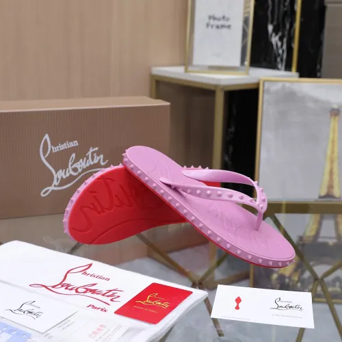 Replica Christian Louboutin CL Slippers For Women #1481888 $64.00 USD for Wholesale