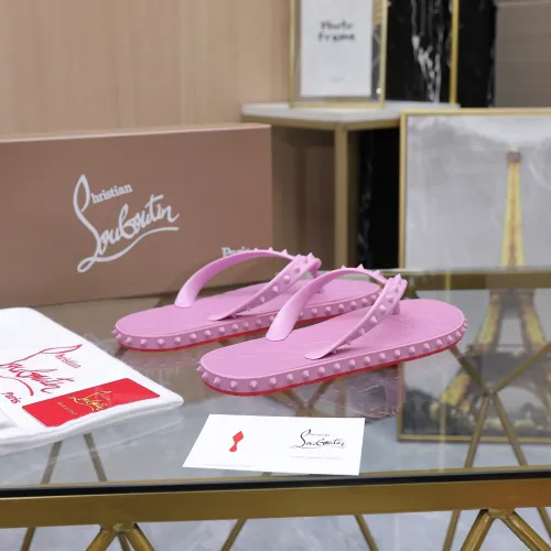 Replica Christian Louboutin CL Slippers For Women #1481888 $64.00 USD for Wholesale