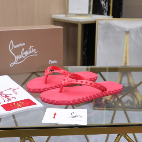 Wholesale Christian Louboutin CL Slippers For Women #1481889 $64.00 USD, Wholesale Quality Replica Christian Louboutin CL Slippers