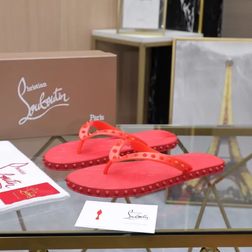 Wholesale Christian Louboutin CL Slippers For Women #1481890 $64.00 USD, Wholesale Quality Replica Christian Louboutin CL Slippers