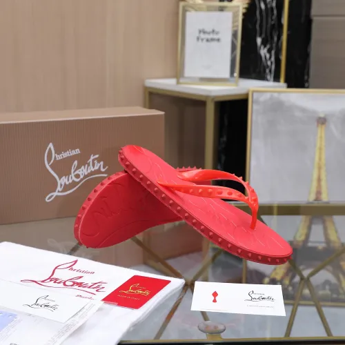 Replica Christian Louboutin CL Slippers For Women #1481890 $64.00 USD for Wholesale