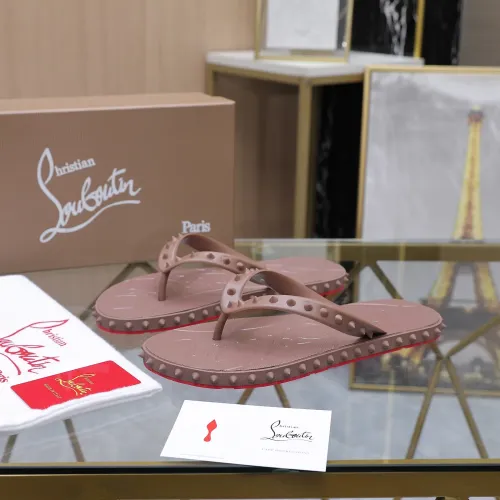 Wholesale Christian Louboutin CL Slippers For Women #1481891 $64.00 USD, Wholesale Quality Replica Christian Louboutin CL Slippers