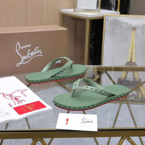 Replica Christian Louboutin CL Slippers For Women #1481893 $64.00 USD for Wholesale