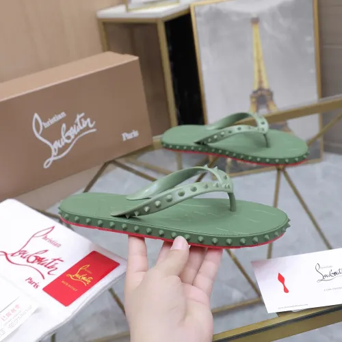 Replica Christian Louboutin CL Slippers For Women #1481893 $64.00 USD for Wholesale