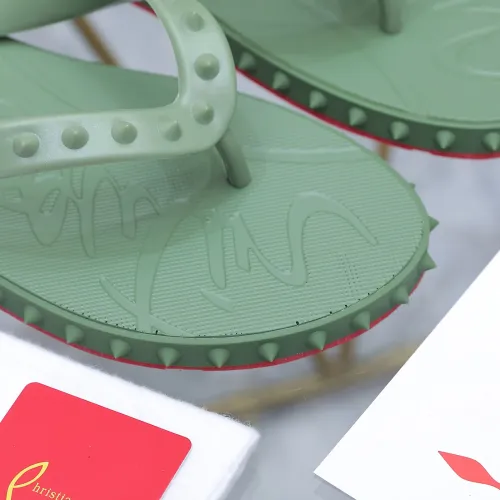 Replica Christian Louboutin CL Slippers For Women #1481893 $64.00 USD for Wholesale