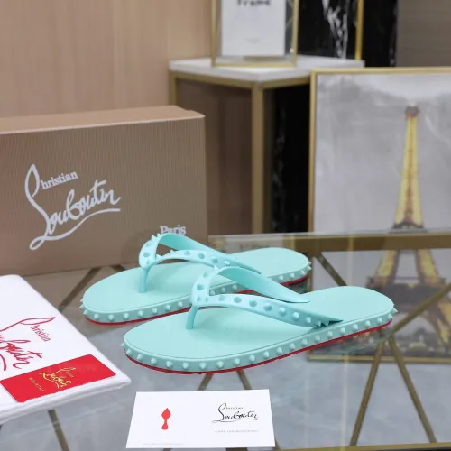 Wholesale Christian Louboutin CL Slippers For Women #1481895 $64.00 USD, Wholesale Quality Replica Christian Louboutin CL Slippers