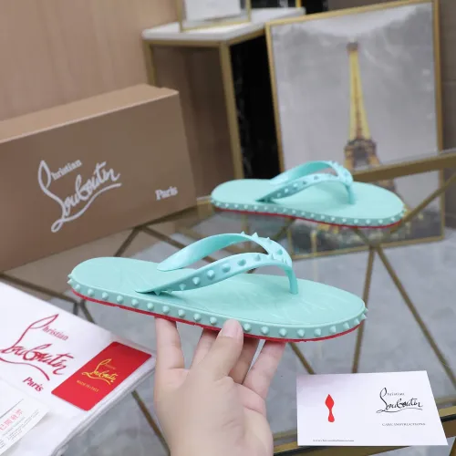 Replica Christian Louboutin CL Slippers For Men #1481896 $64.00 USD for Wholesale