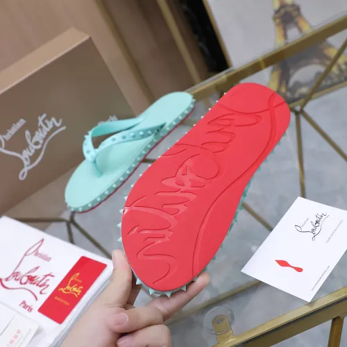 Replica Christian Louboutin CL Slippers For Men #1481896 $64.00 USD for Wholesale