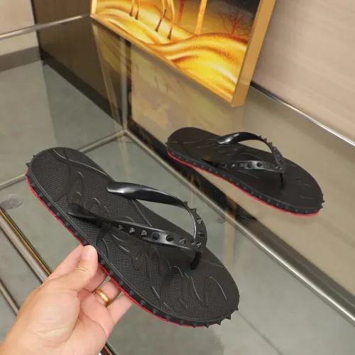 Replica Christian Louboutin CL Slippers For Men #1481900 $64.00 USD for Wholesale